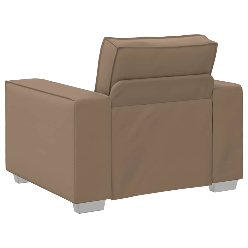 Sofa Chair Cappuccino 99 x 78 x 84 cm Artificial Leather