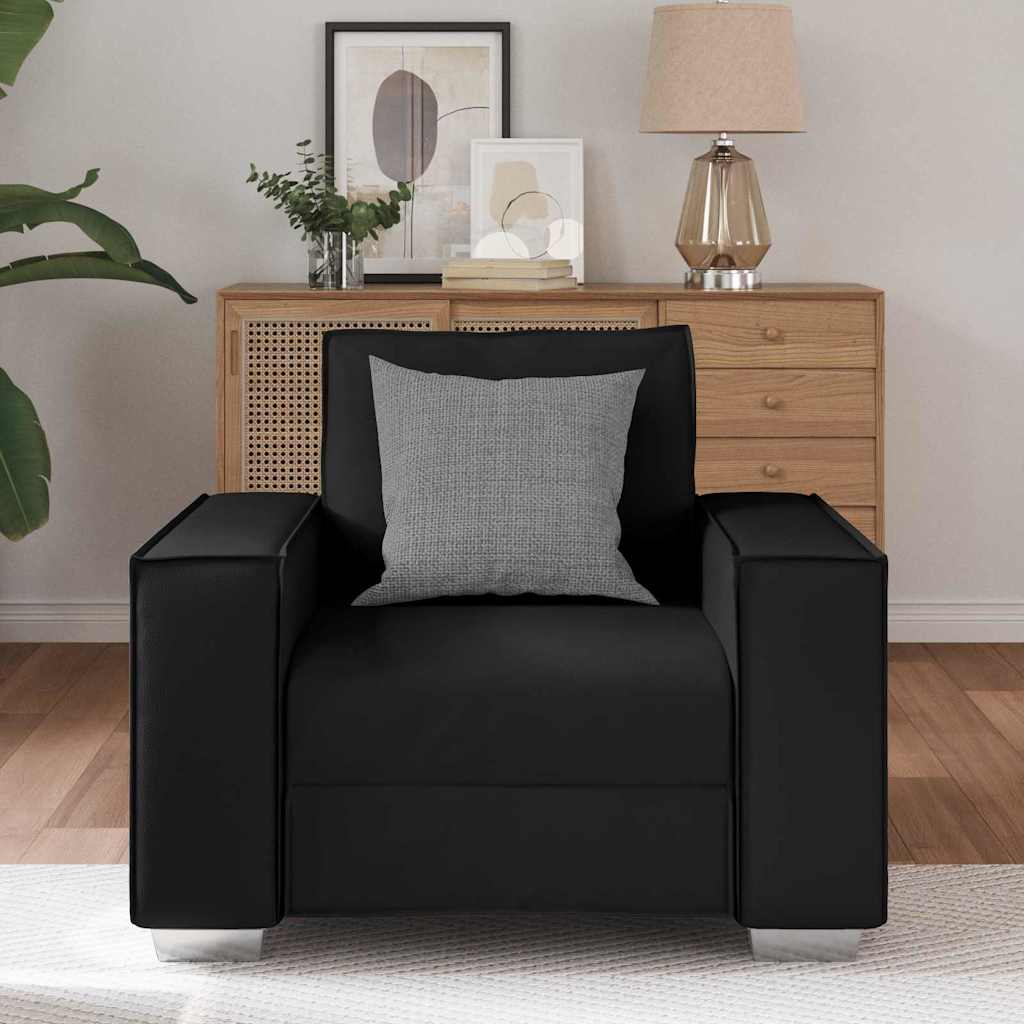 Sofa Chair Black 99 x 78 x 84 cm Artificial Leather