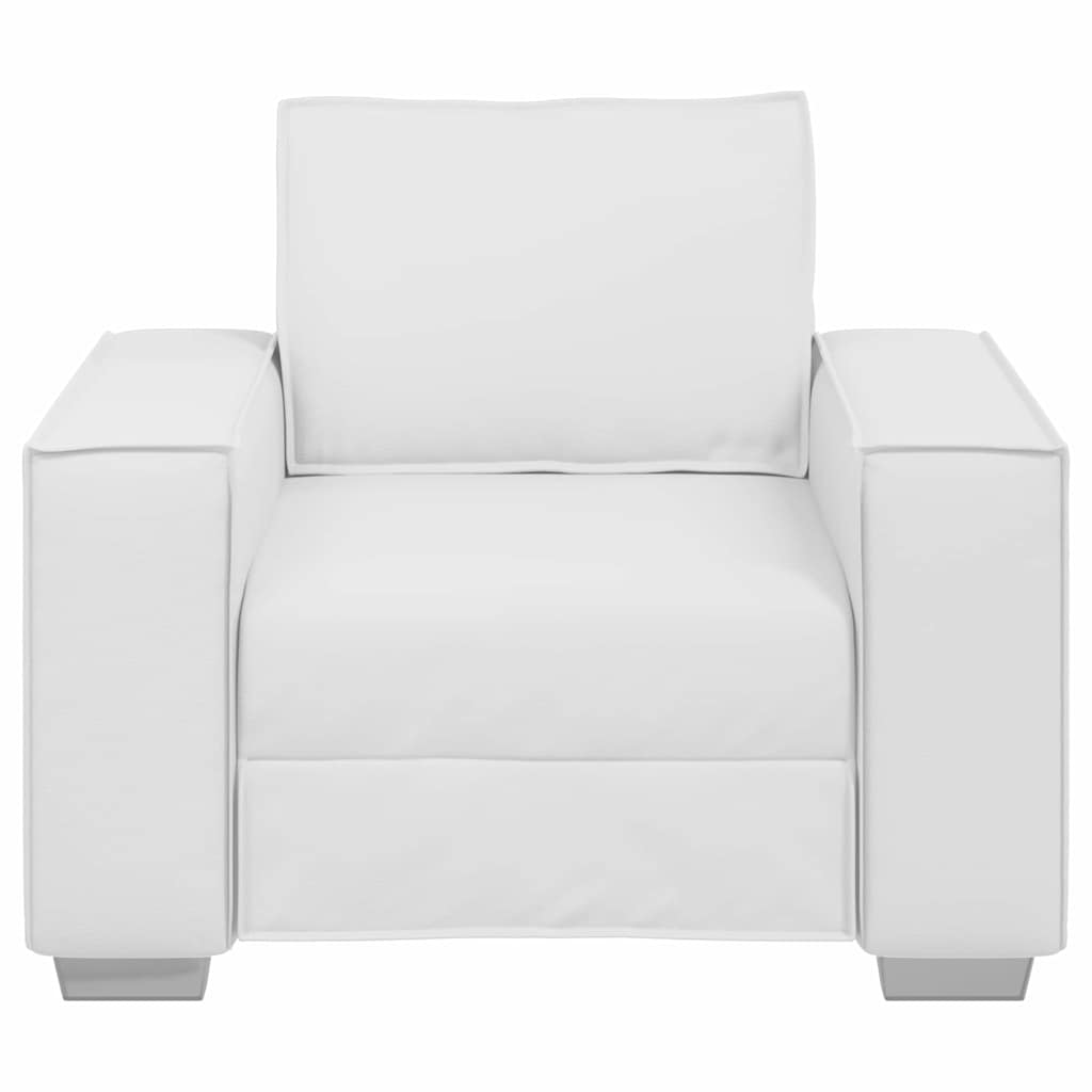 Sofa Chair White 99 x 78 x 84 cm Artificial Leather
