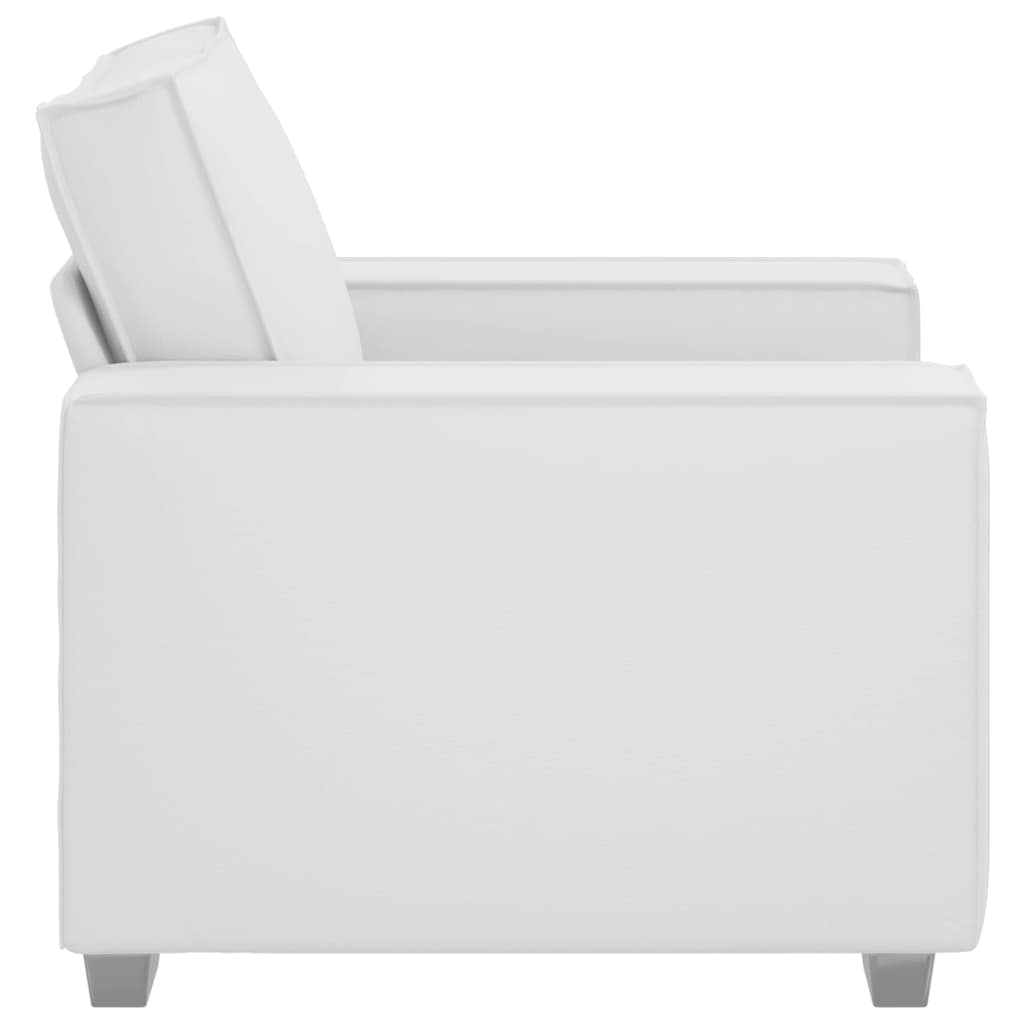 Sofa Chair White 99 x 78 x 84 cm Artificial Leather