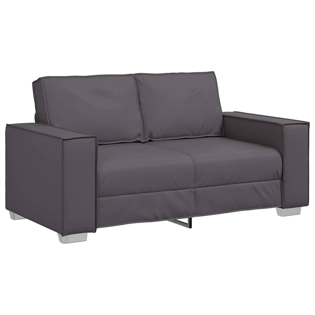 Sofa Chair Grey 160 x 78 x 84 cm Artificial Leather