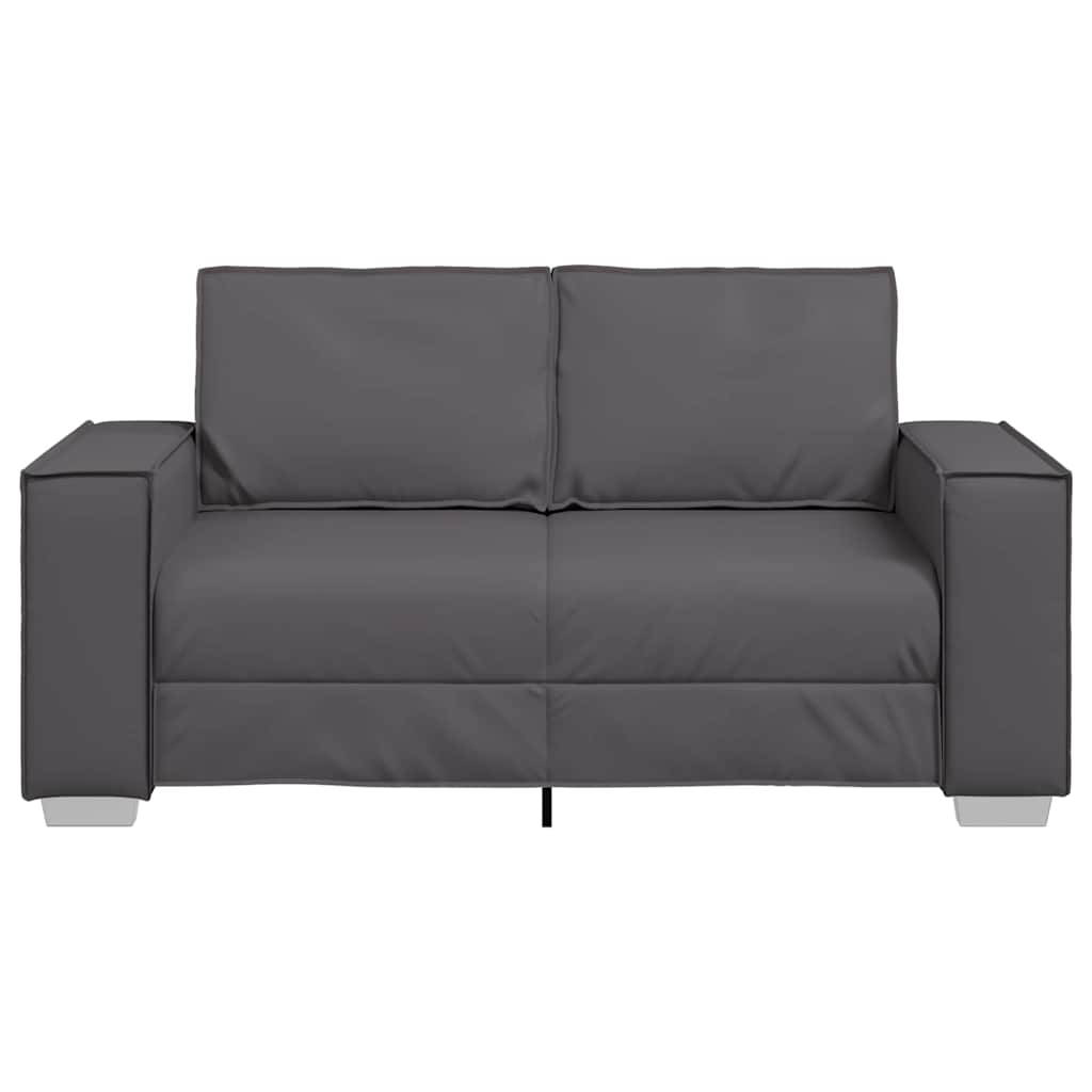Sofa Chair Grey 160 x 78 x 84 cm Artificial Leather