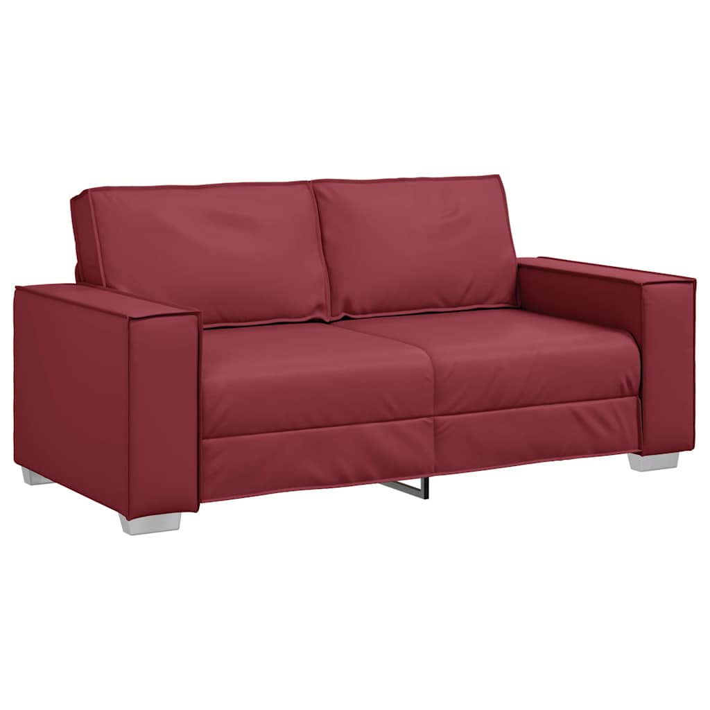 Sofa Chair Wine Red 180 x 78 x 84 cm Artificial Leather