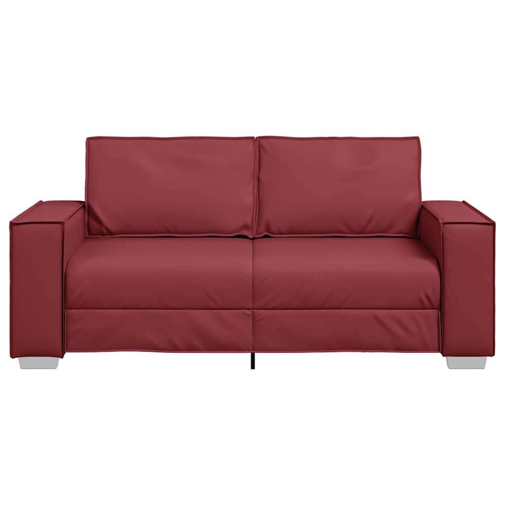 Sofa Chair Wine Red 180 x 78 x 84 cm Artificial Leather