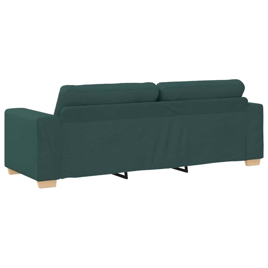 Loveseat Sofa with Cushion Dark green Fabric