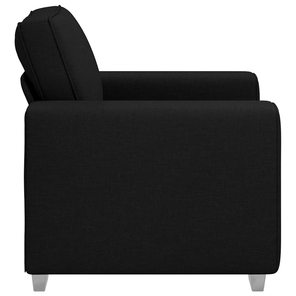Sofa with Cushion Black 100 x 77 x 82 cm Fabric