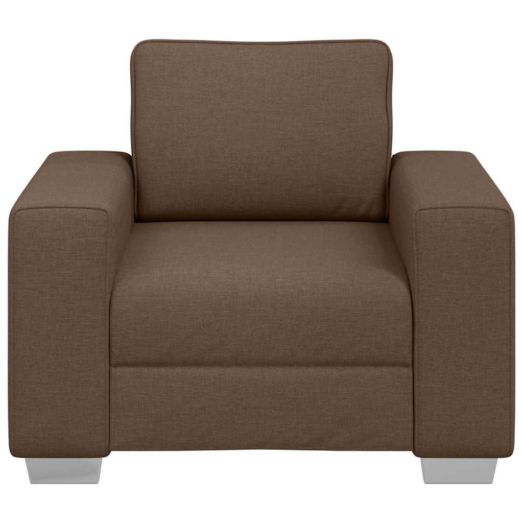 Sofa with Cushion Brown 100 x 77 x 82 cm Fabric