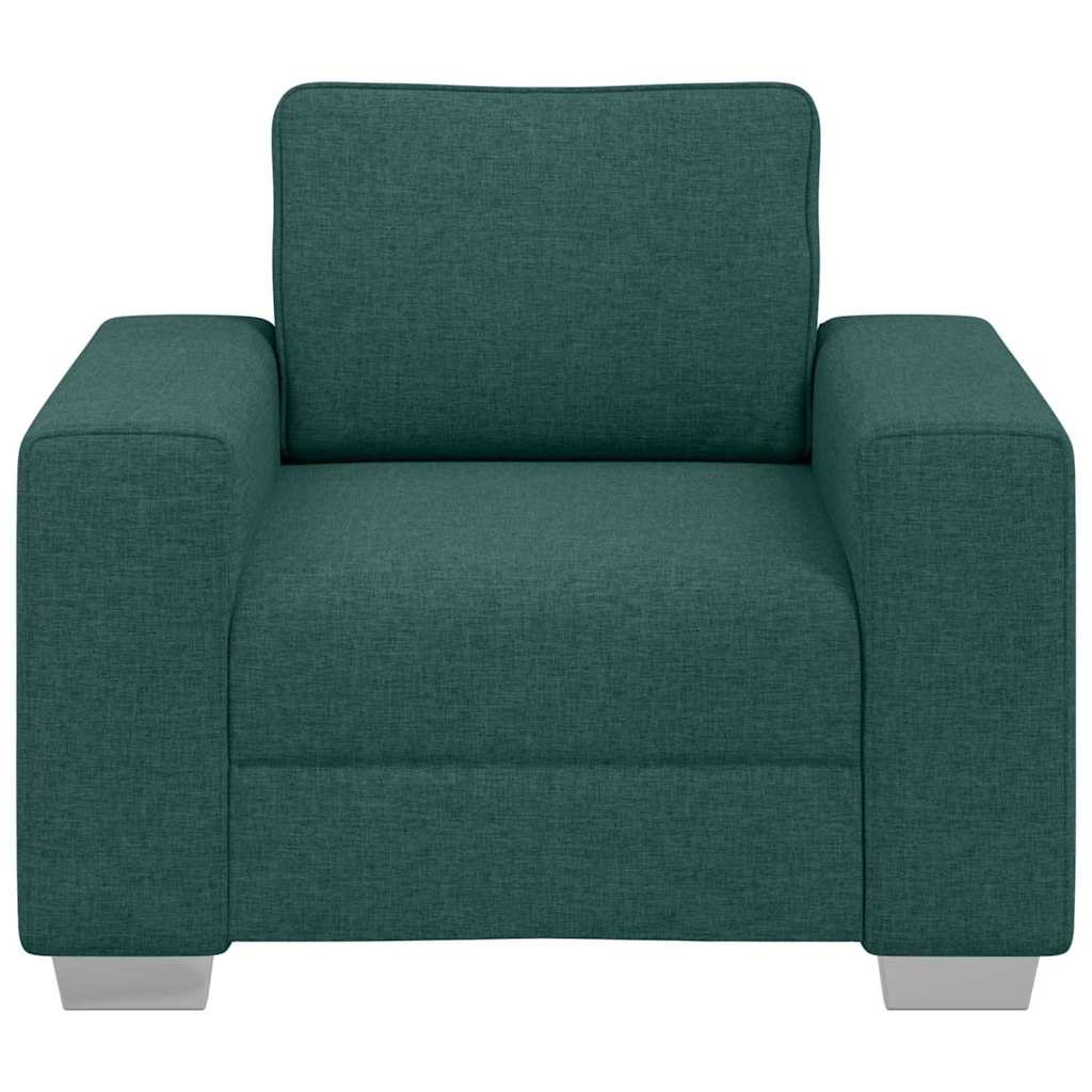 Sofa with Cushion Dark green 100 x 77 x 82 cm Fabric