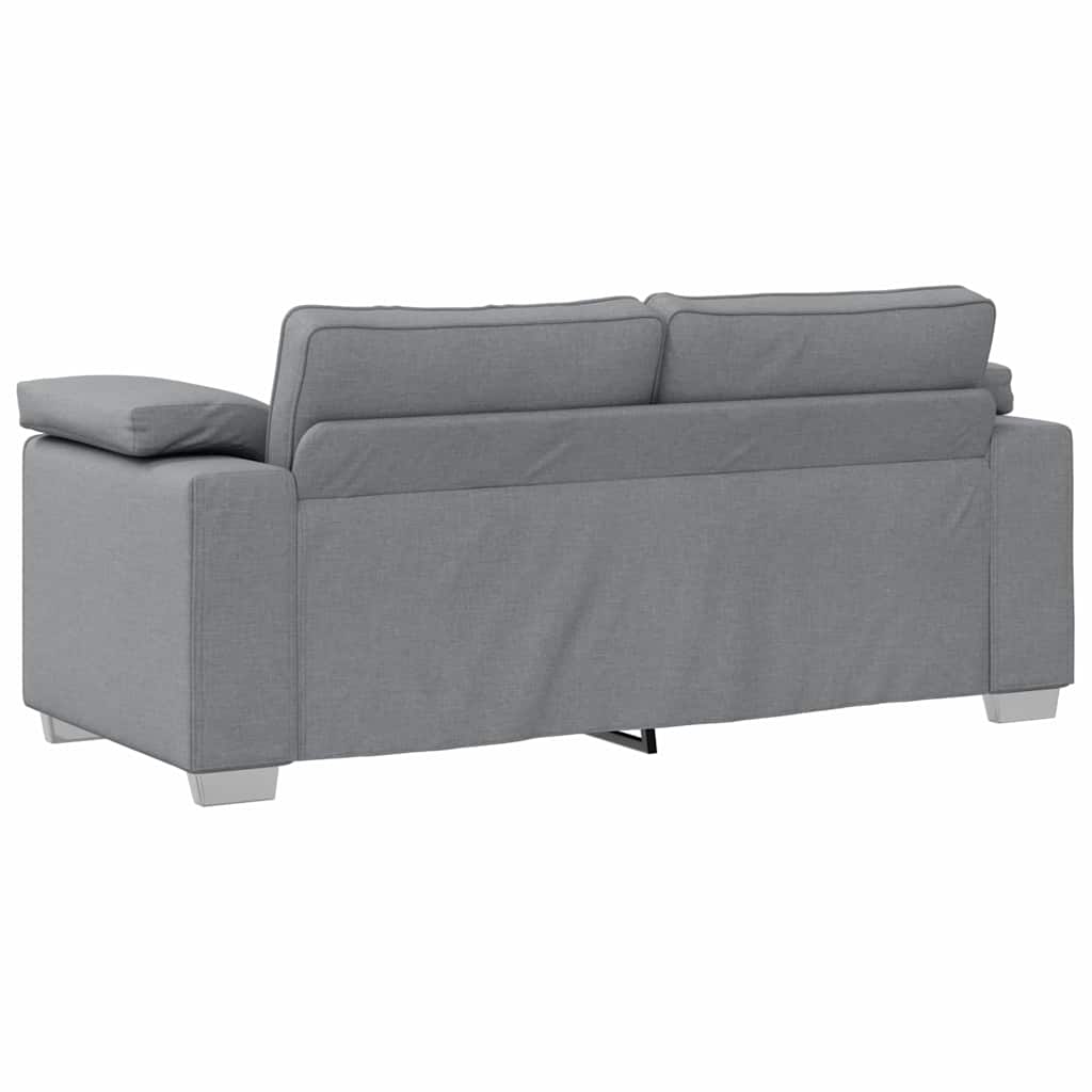 Sofa with Cushion Light grey 180 x 77 x 82 cm Fabric