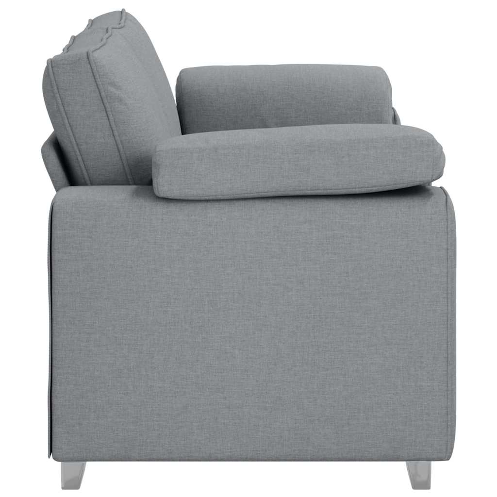 Sofa with Cushion Light grey 180 x 77 x 82 cm Fabric