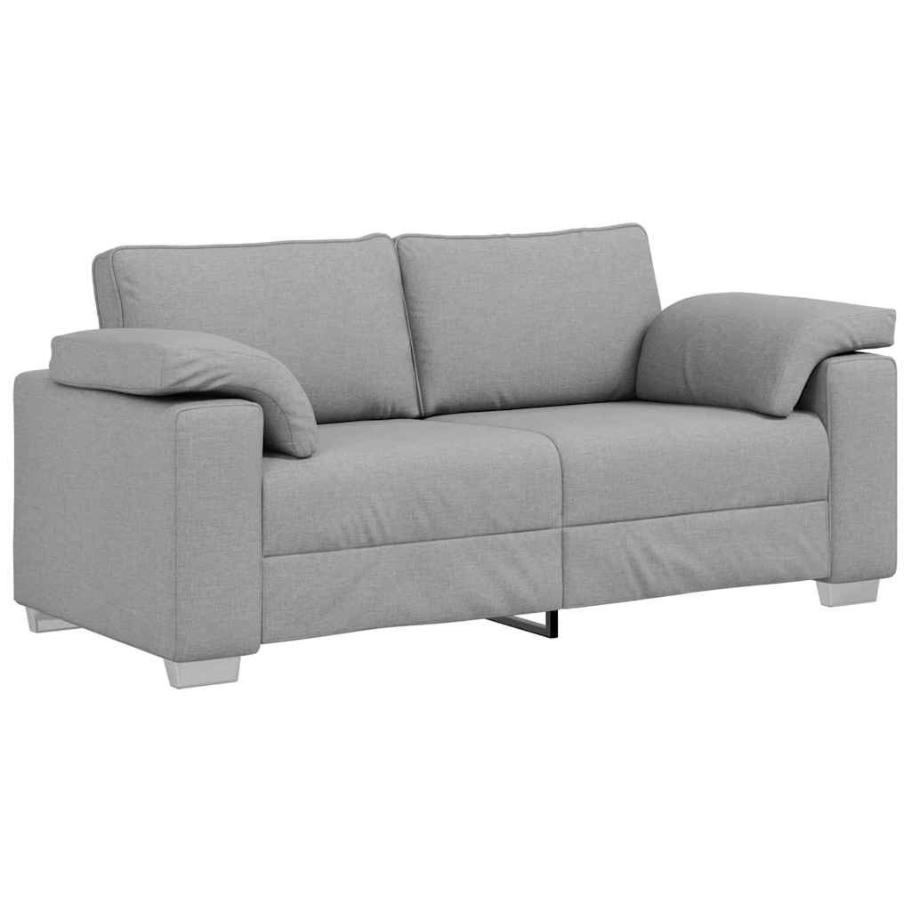 Sofa with Cushion Cloud Grey 180 x 77 x 82 cm Fabric