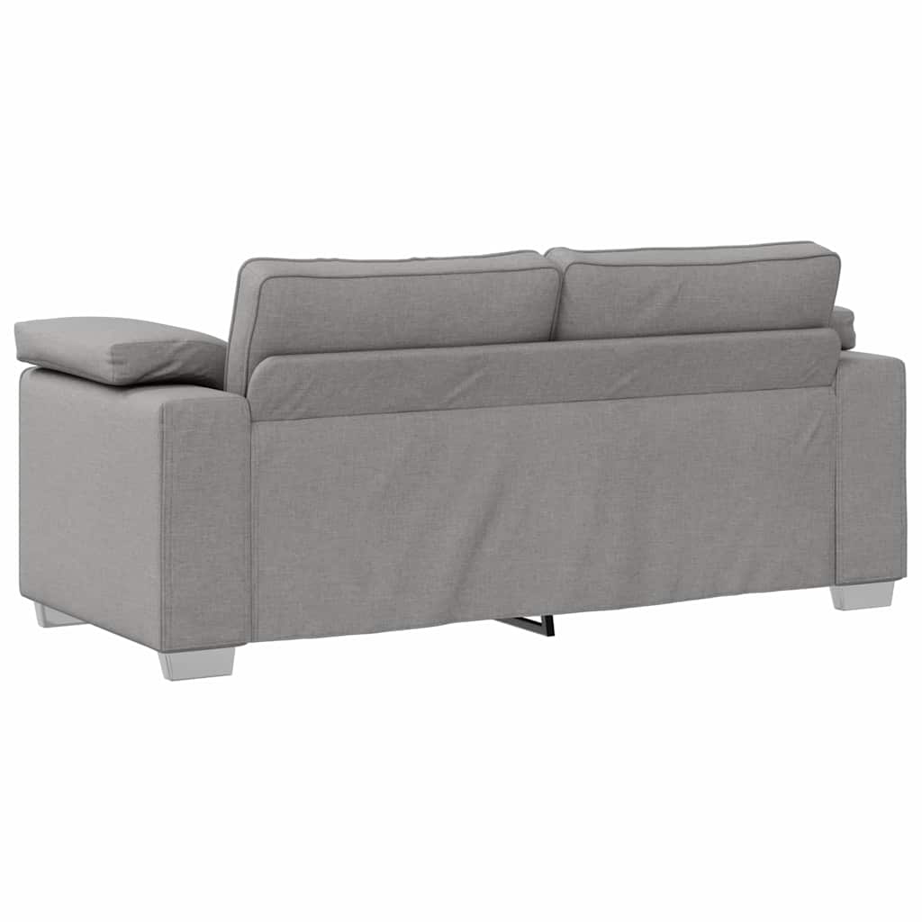 Sofa with Cushion Cloud Grey 180 x 77 x 82 cm Fabric