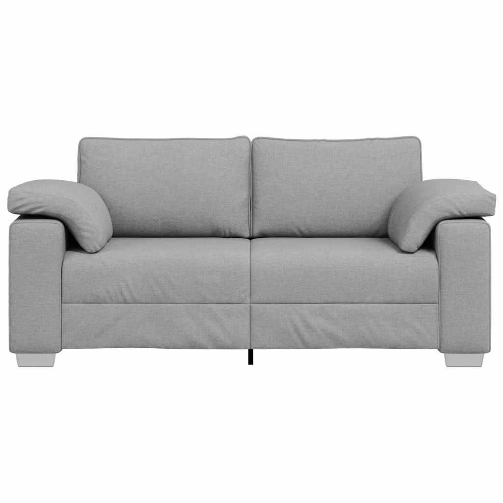Sofa with Cushion Cloud Grey 180 x 77 x 82 cm Fabric
