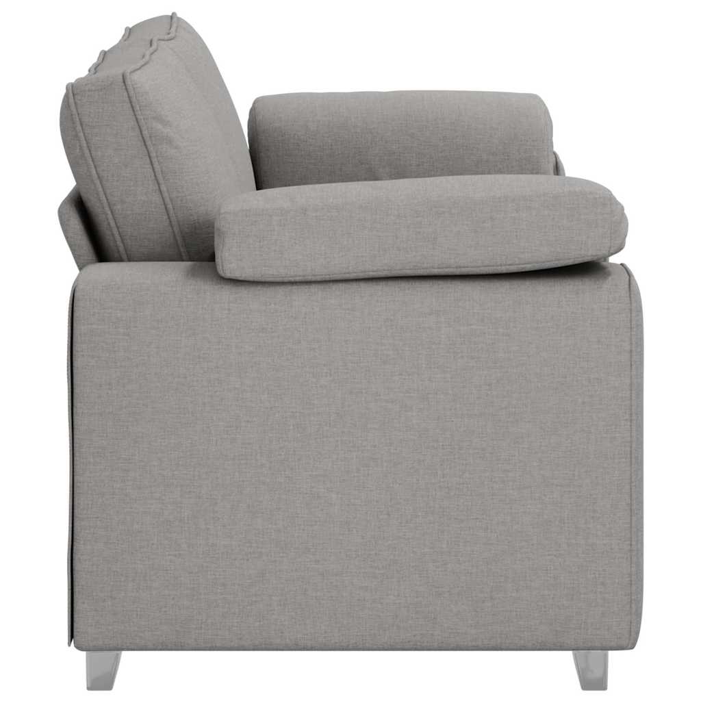 Sofa with Cushion Cloud Grey 180 x 77 x 82 cm Fabric