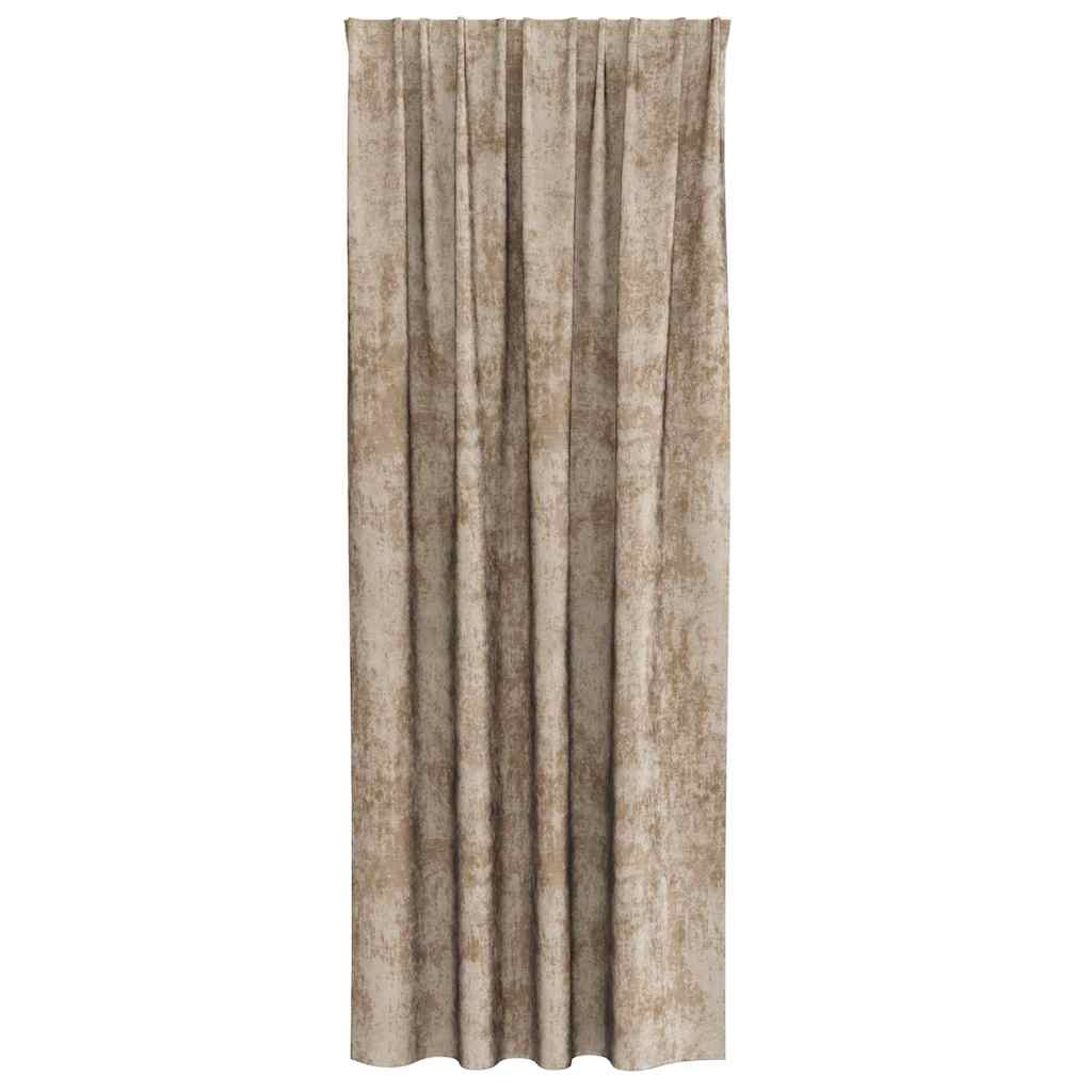 Curtain with Curtains 2 pcs Champagne 225 x 140 cm Velvet