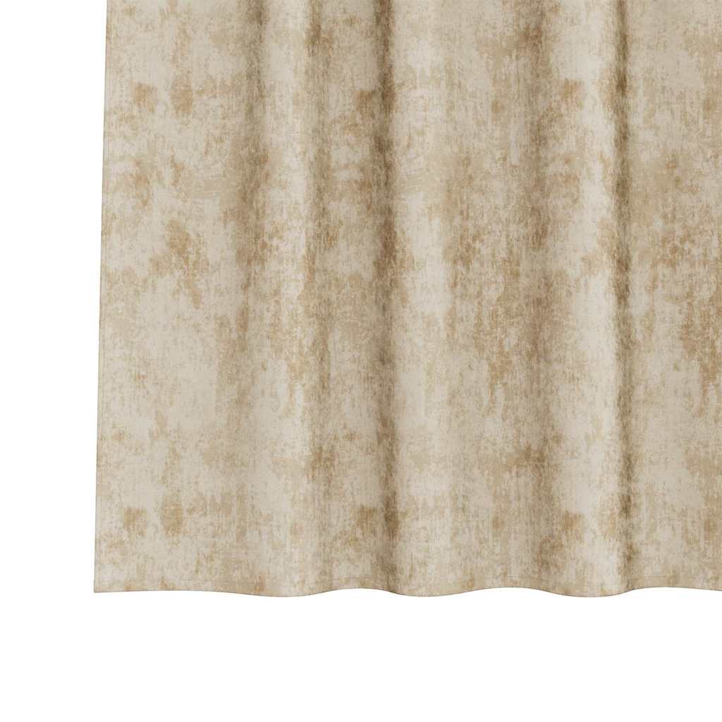 Curtain with Curtains 2 pcs Cream 245 x 140 cm Velvet