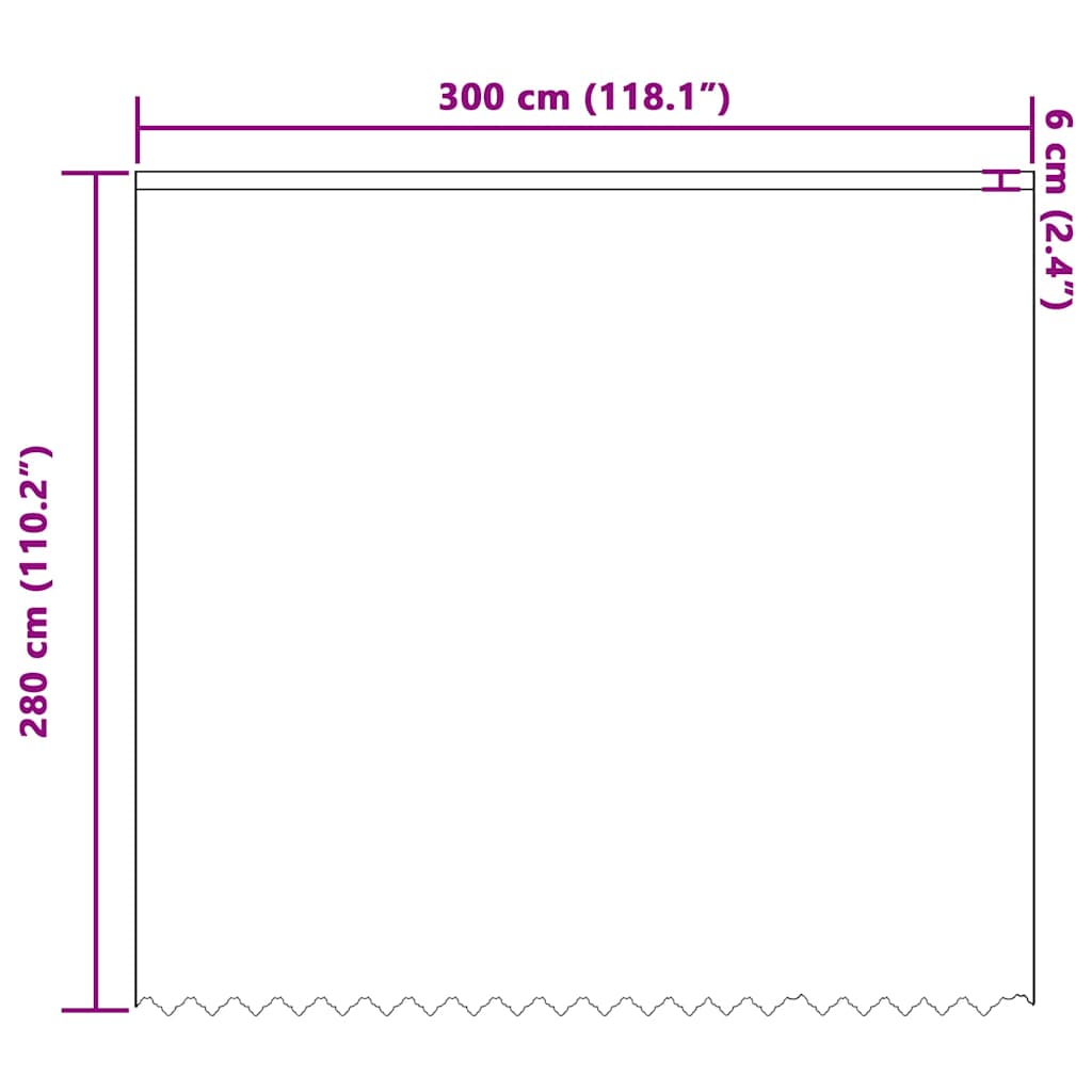 Lace Curtain with Curtains White 300x280cm Polyester