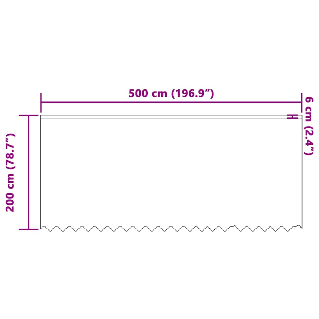 Lace Curtain with Curtains White 500x200cm Polyester