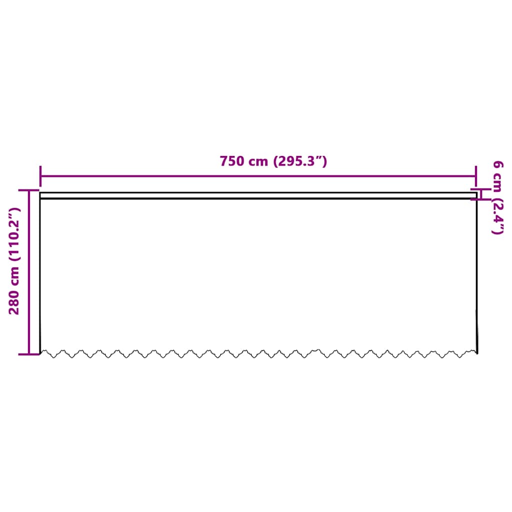 Lace Curtain with Curtains White 750x280cm Polyester