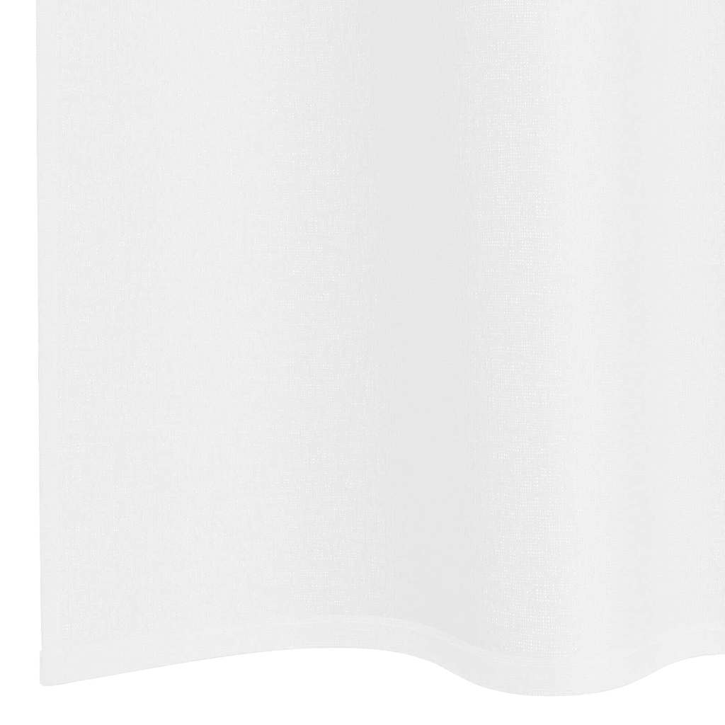 Voile Curtain with Curtains 2 pcs White 140x260cm Polyester