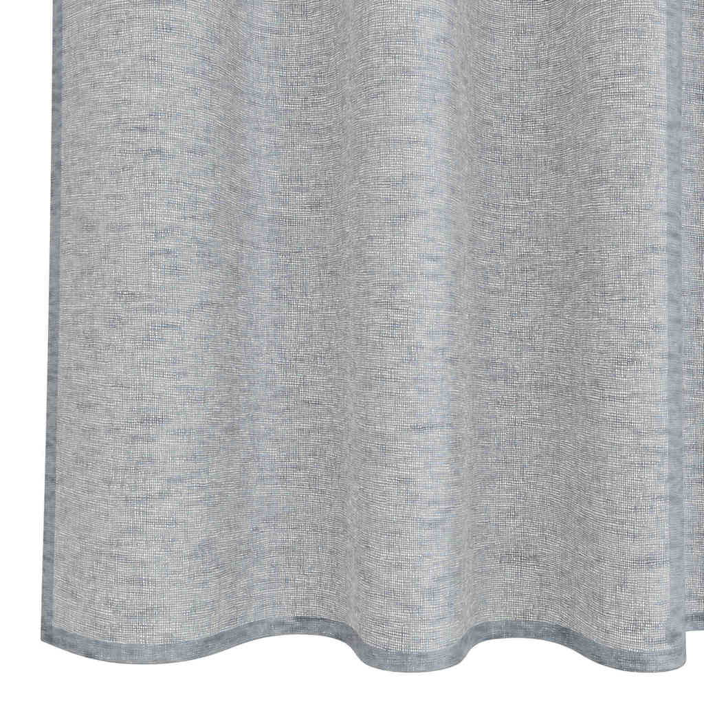 Voile Curtain with Curtains 2 pcs Dark grey 140x245cm Polyester