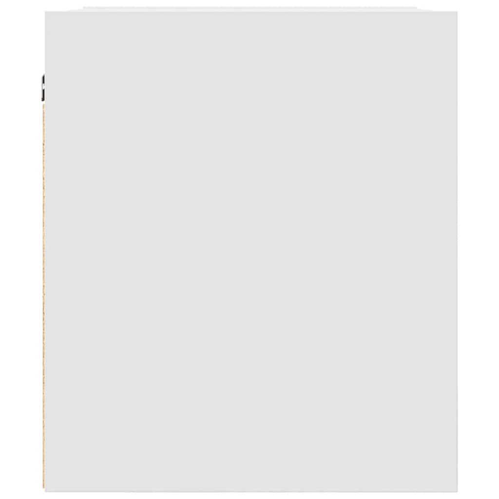 Wall-mounted Bedside Cabinet White 38x34x40 cm