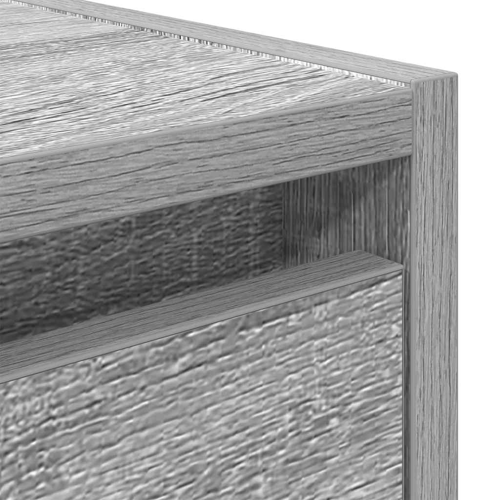 Wall-mounted Bedside Cabinets 2 pcs Grey Sonoma 38x34x40 cm