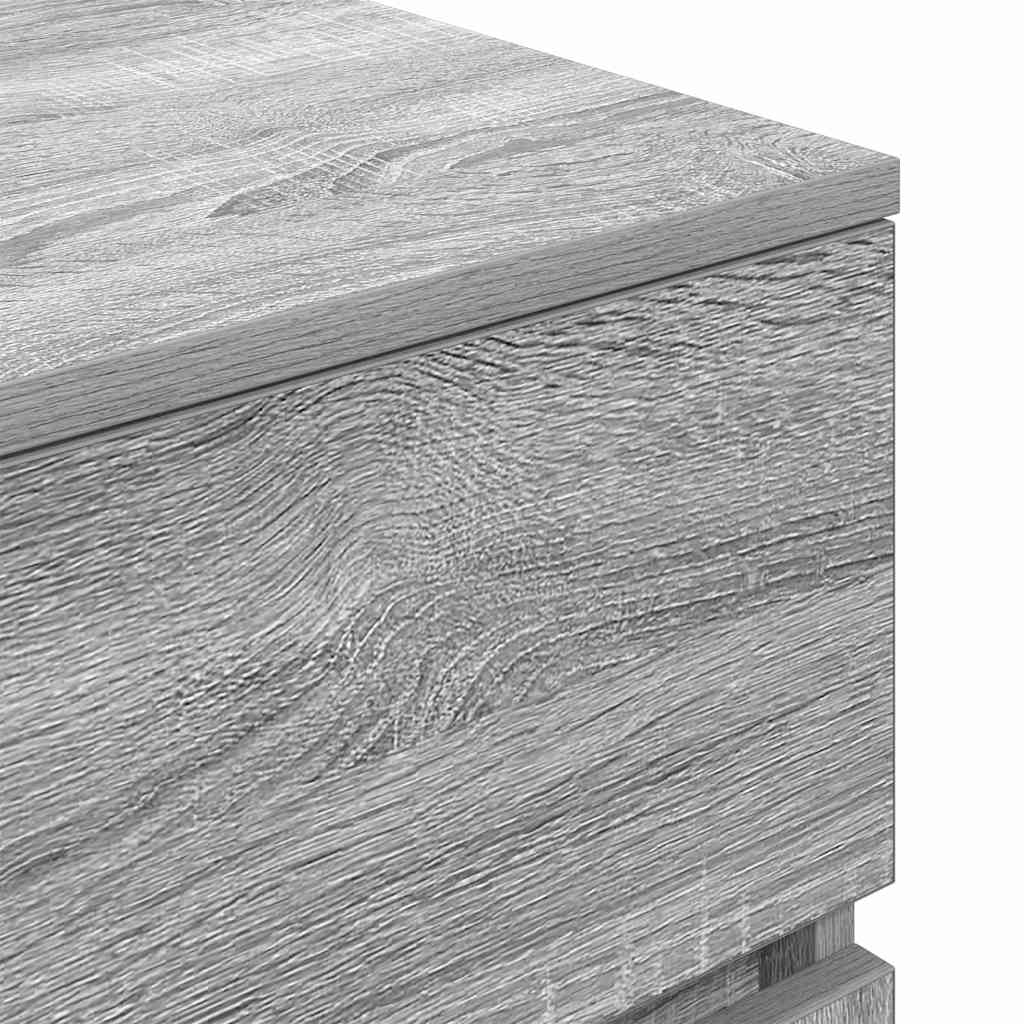 Bedside Cabinets 2 pcs Grey Sonoma 39x35x65 cm Engineered Wood