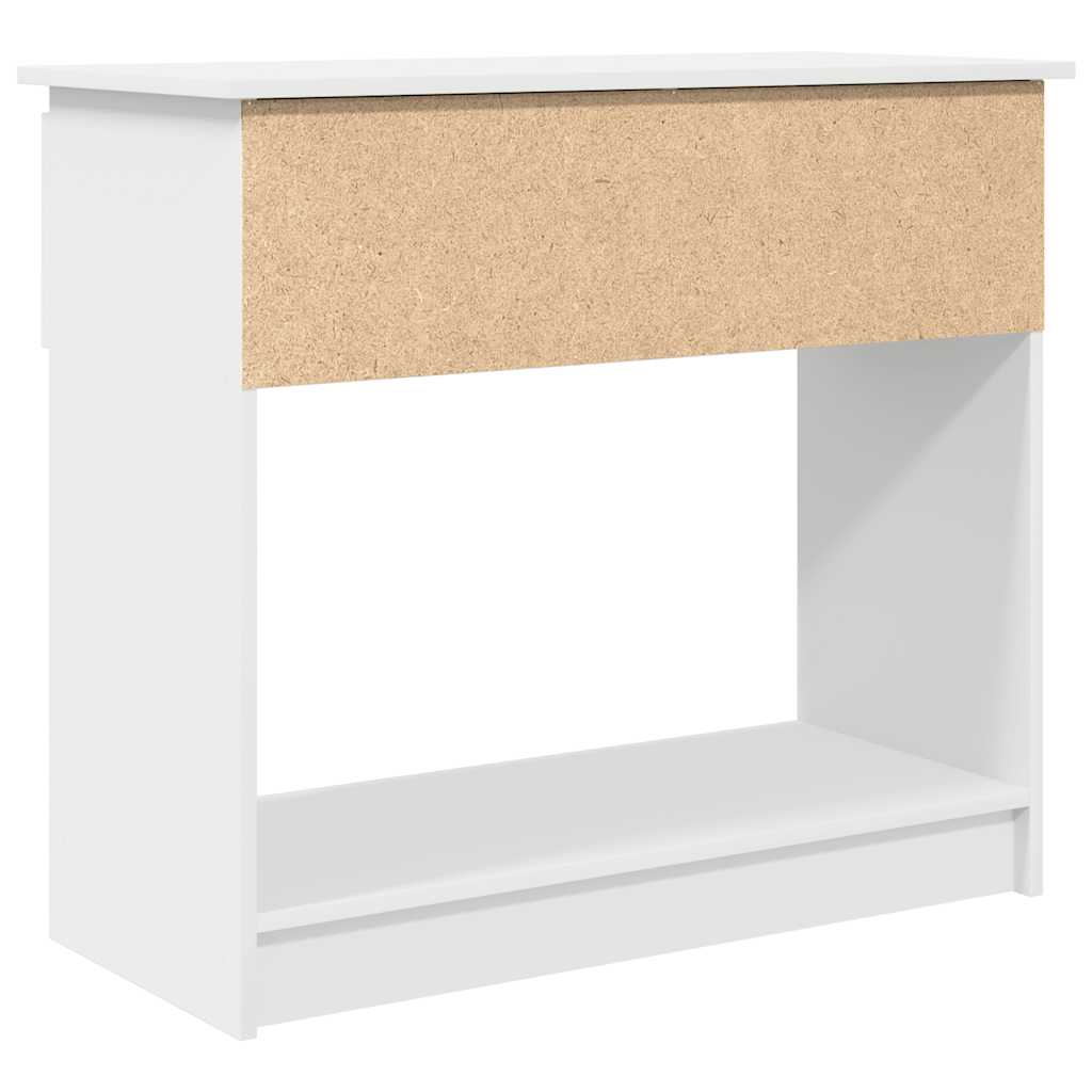 Console Table with Drawers White 85.5x38.5x74.5 cm