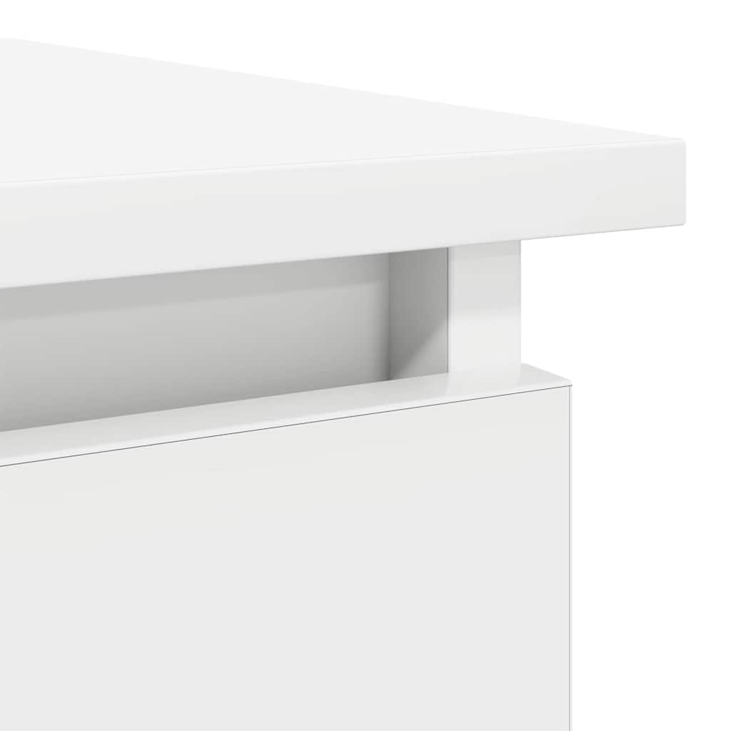 Console Table with Drawers White 85.5x38.5x74.5 cm