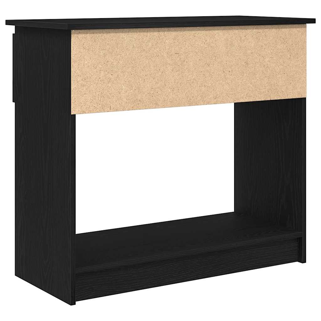Console Table with Drawers Black 85.5x38.5x74.5 cm