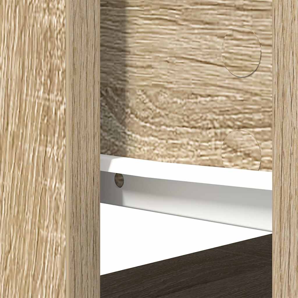 Console Table with Drawers Sonoma Oak 85.5x38.5x74.5 cm