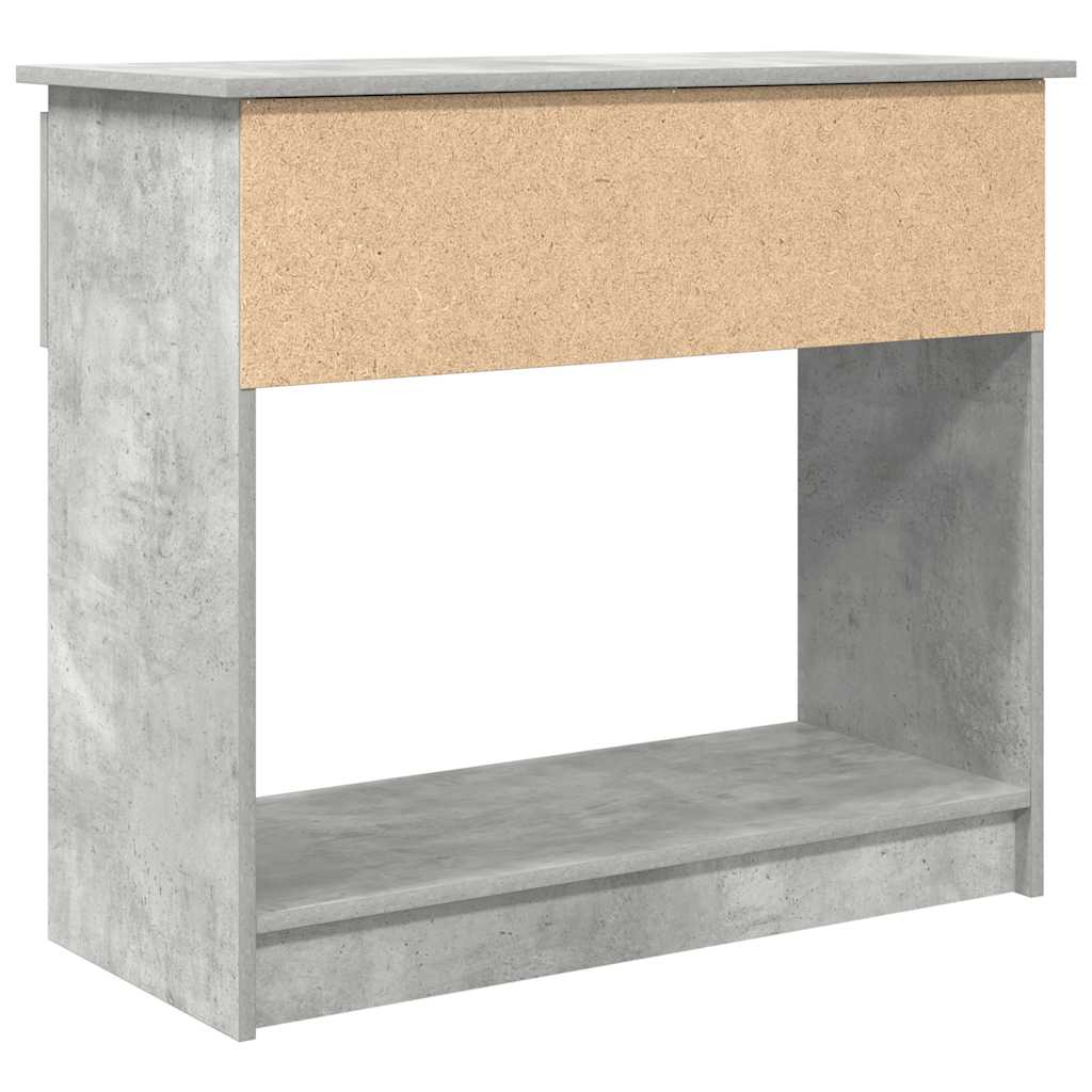 Console Table with Drawers Concrete Grey 85.5x38.5x74.5 cm