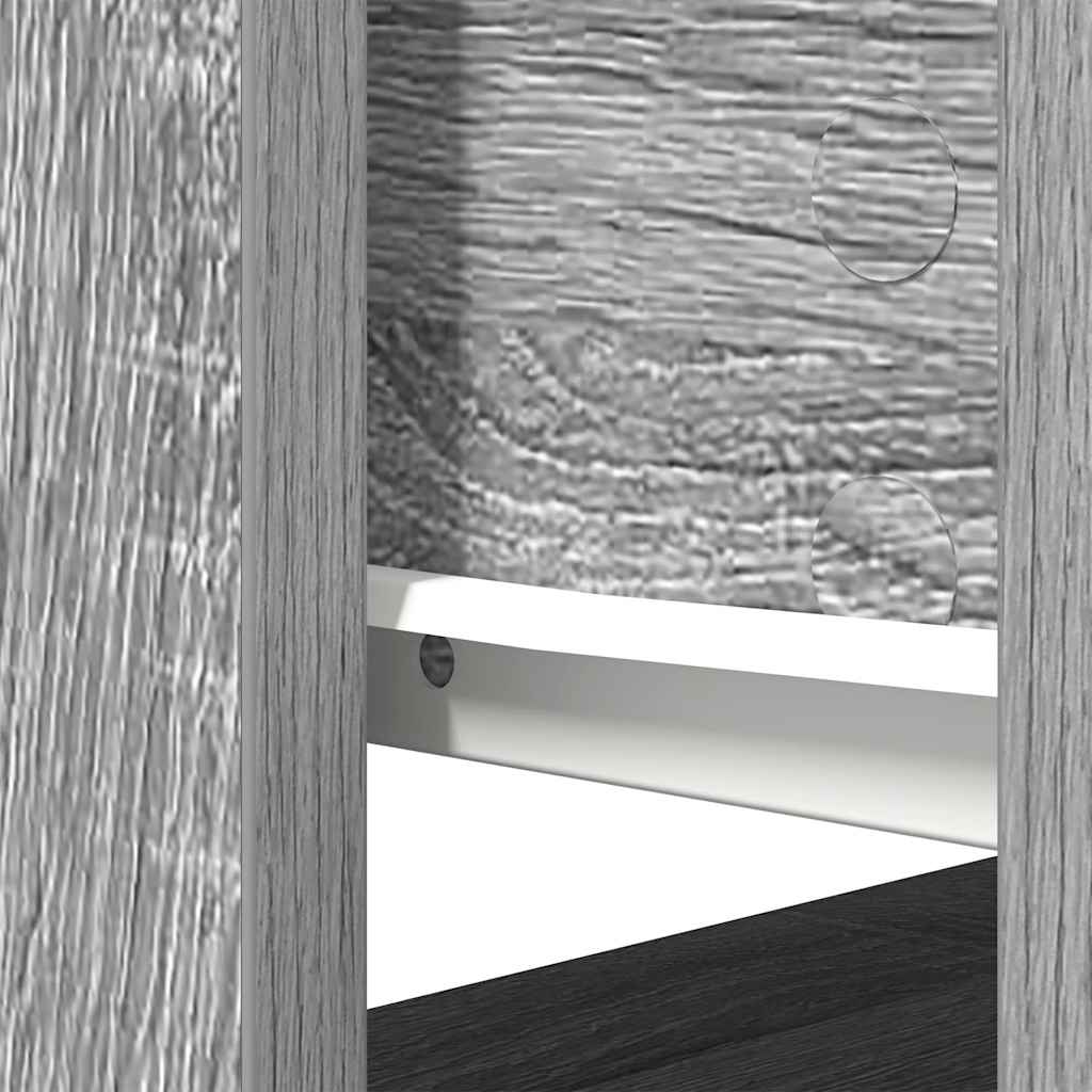 Console Table with Drawers Grey Sonoma 85.5x38.5x74.5 cm