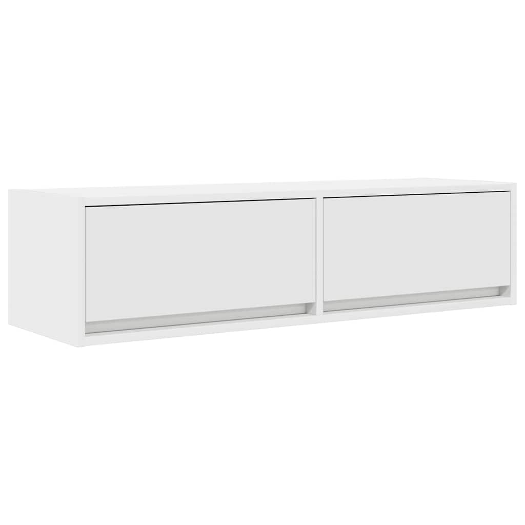 TV Cabinet with Drawer White 100 x 31 x 25.5 cm Engineered wood