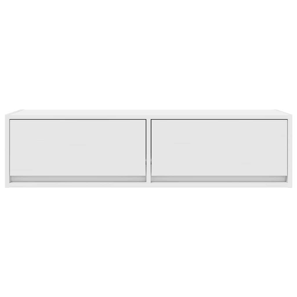 TV Cabinet with Drawer White 100 x 31 x 25.5 cm Engineered wood