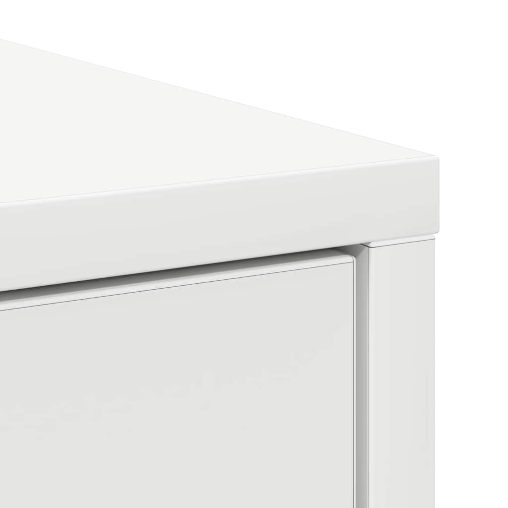 Sideboard with Drawer White 80x34x76 cm Engineered Wood