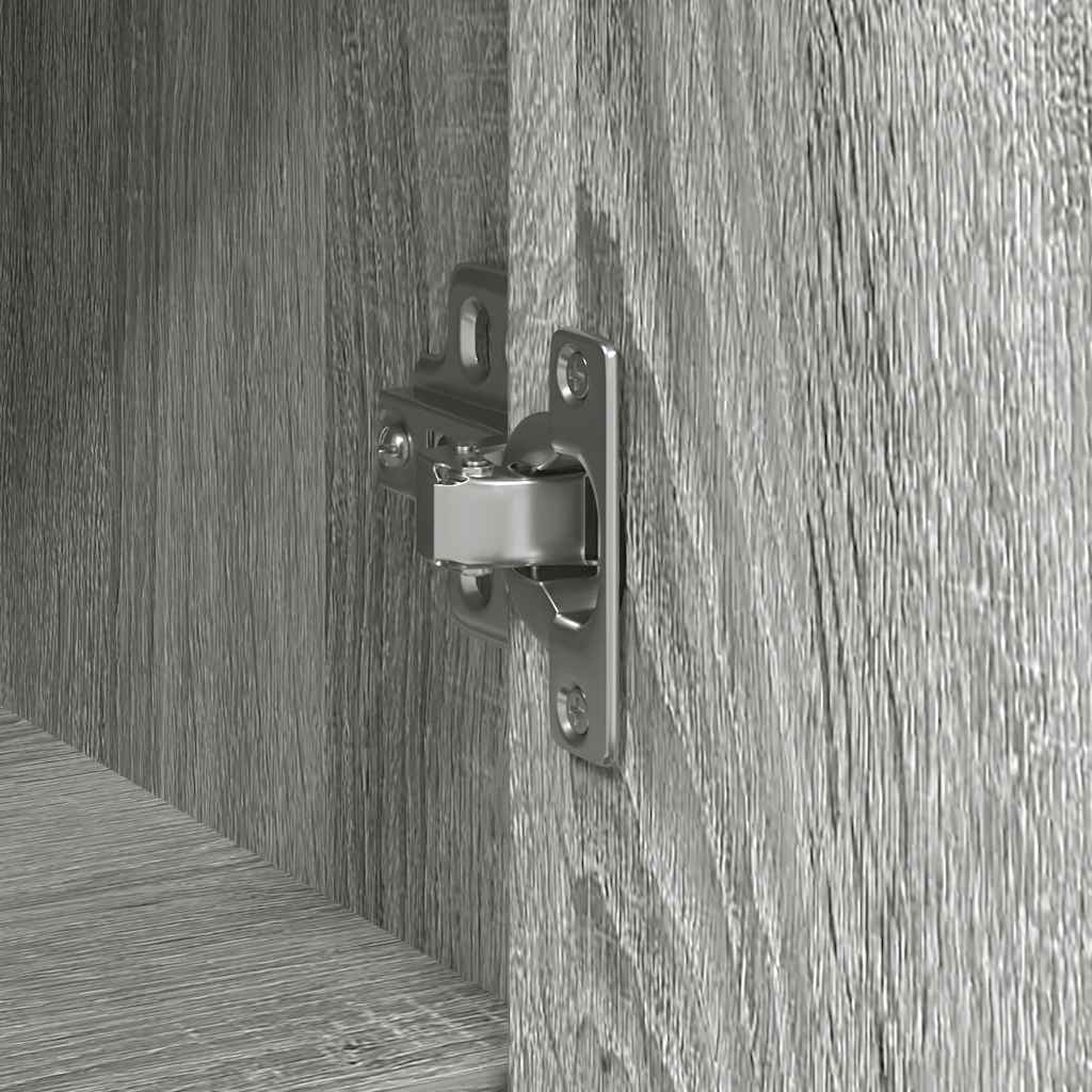 Sideboard with Drawer Grey Sonoma 101x35x76 cm Engineered Wood