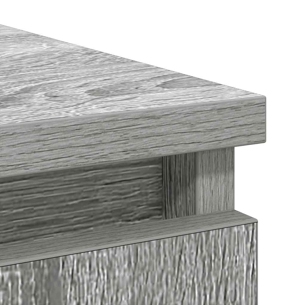 Sideboard with Drawer Grey Sonoma 71x35x65 cm Engineered Wood