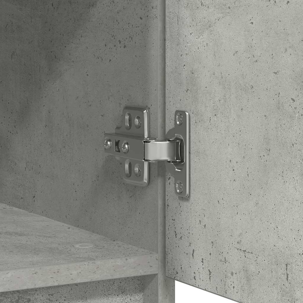 Sideboard with Drawers Concrete Grey 71x35x84 cm Engineered Wood