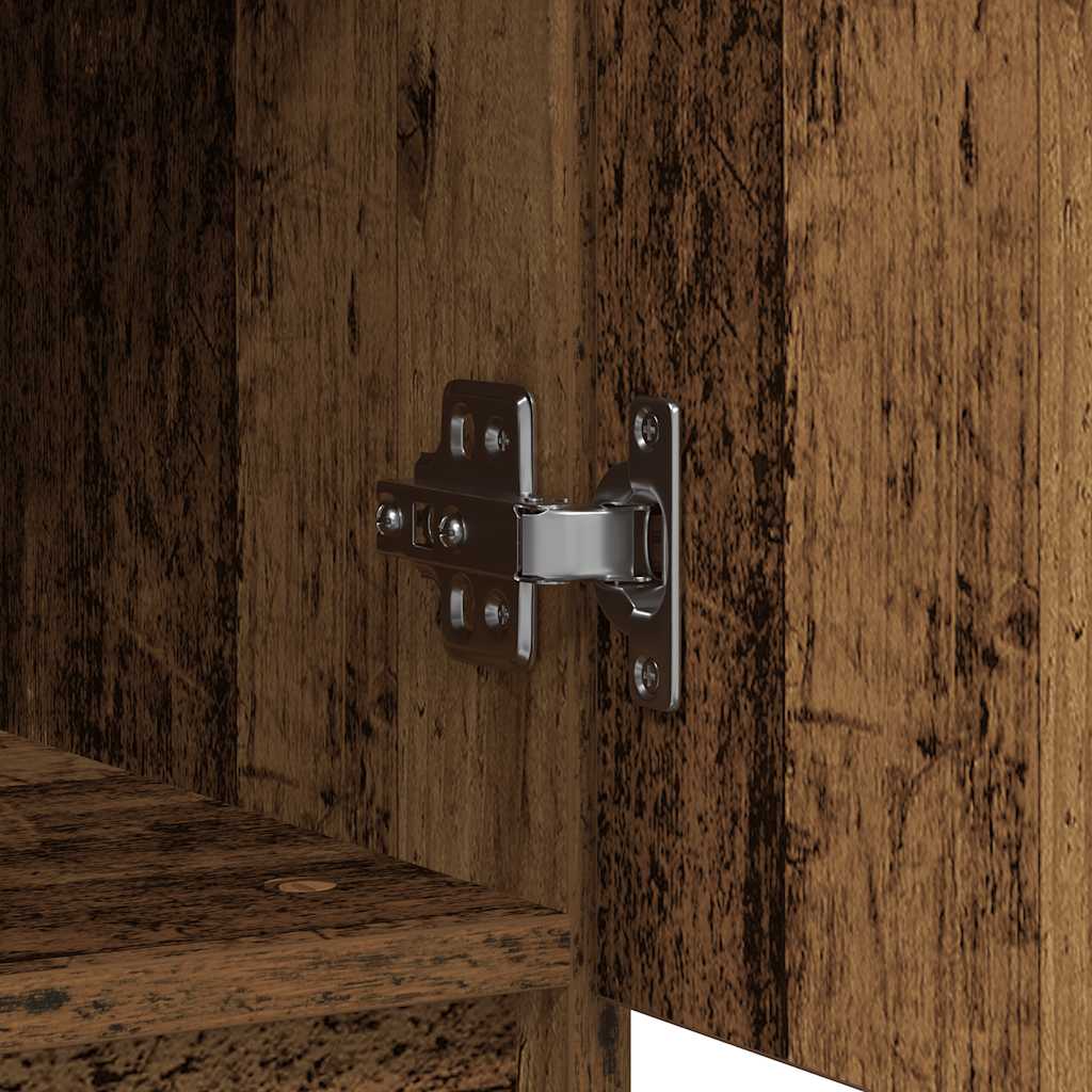 Sideboard with Drawers Old Wood 71x35x84 cm Engineered Wood