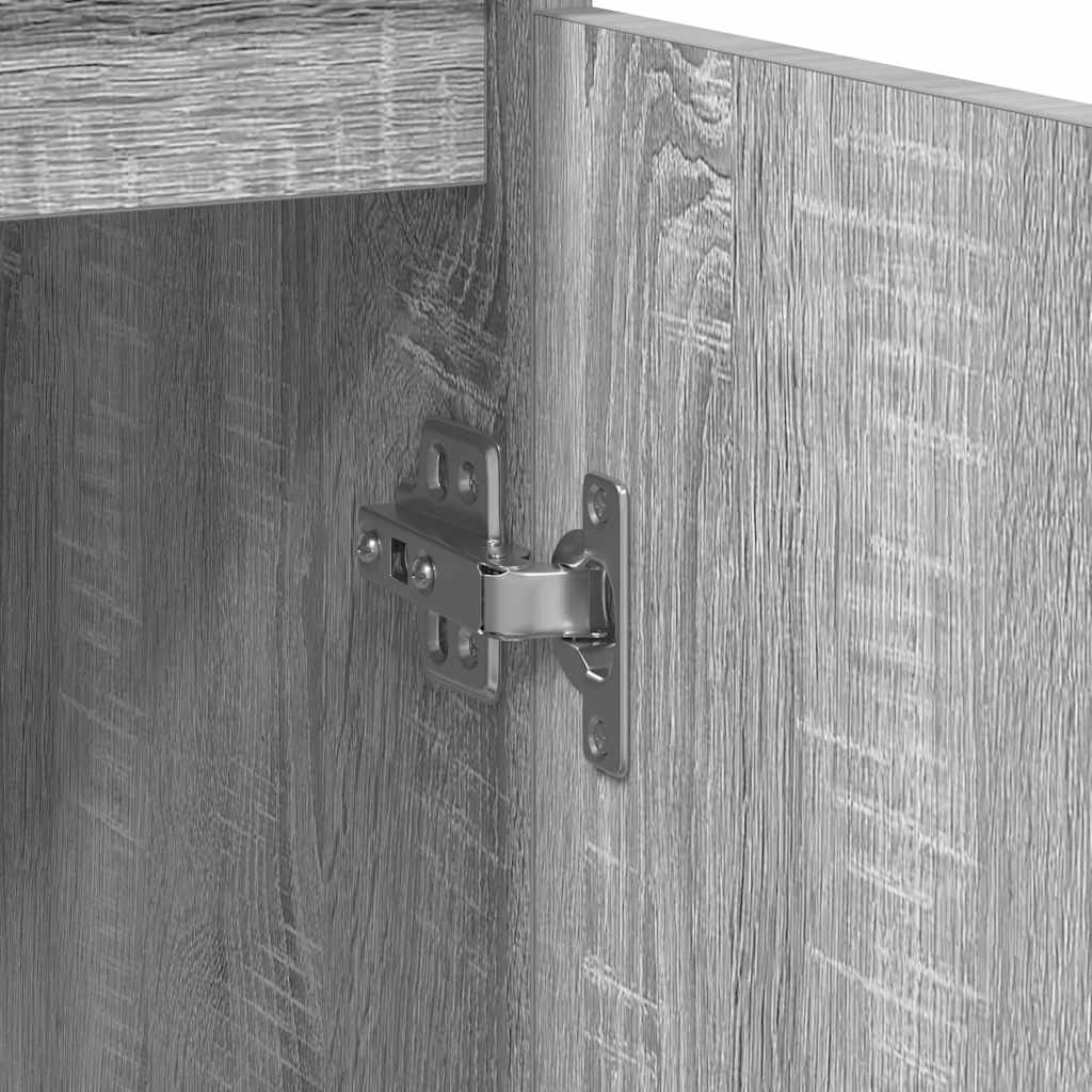 Sideboard with Drawer Grey Sonoma 71x35x84 cm Engineered Wood