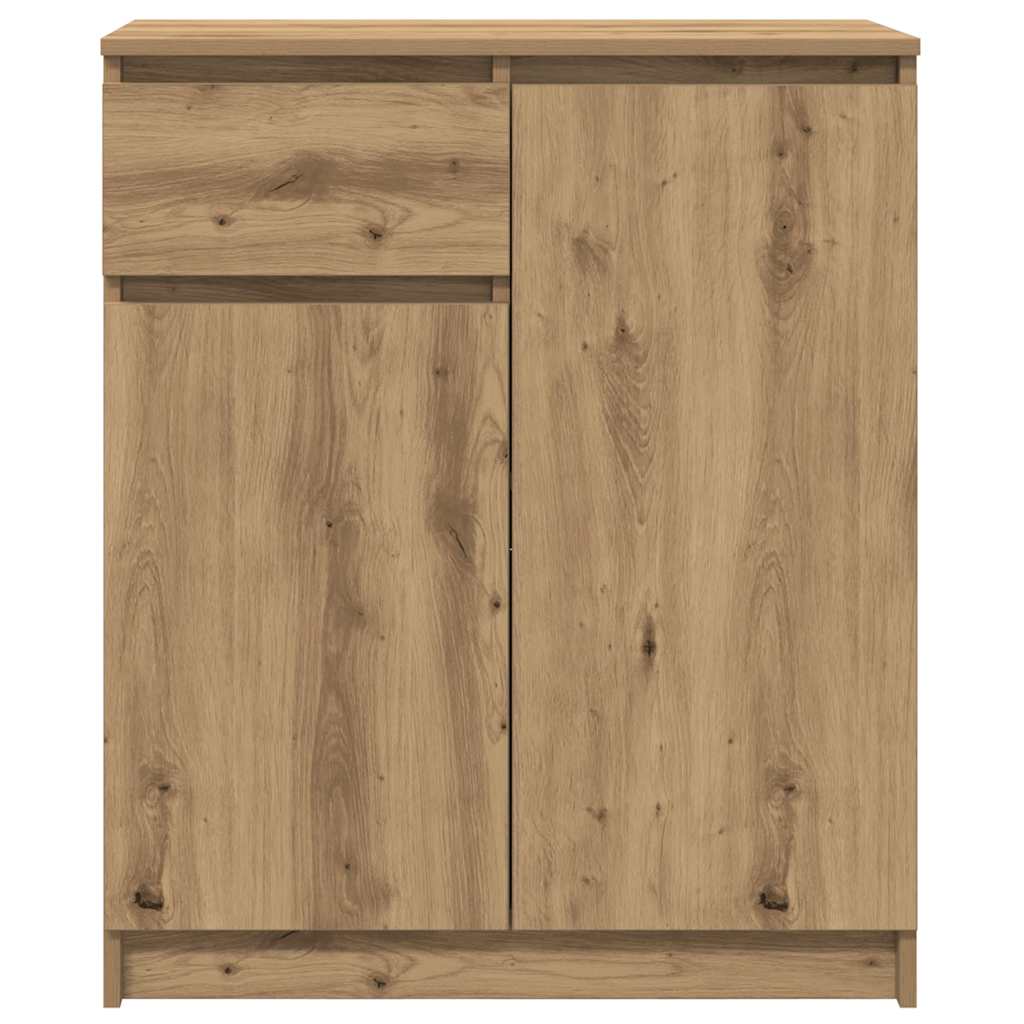 Sideboard with Drawer Artisan Oak 71x35x84 cm Engineered Wood