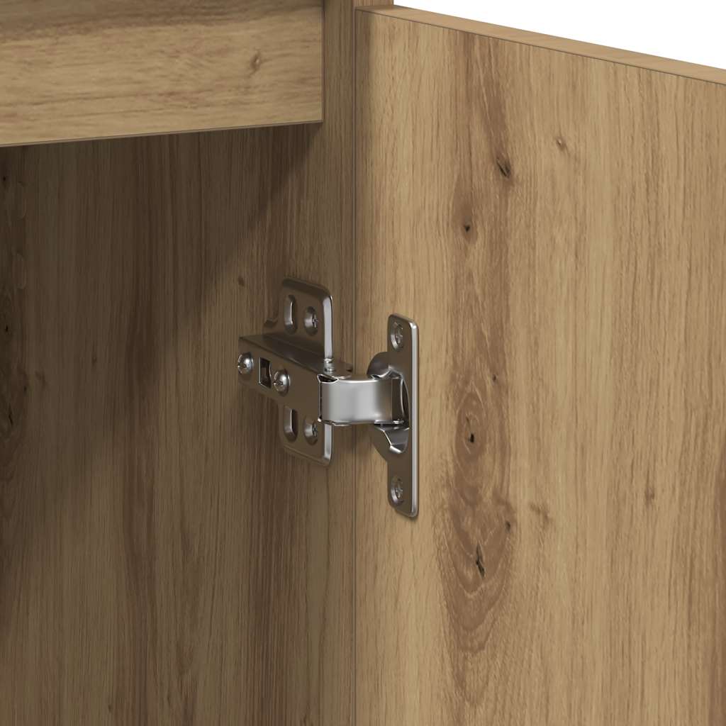 Sideboard with Drawer Artisan Oak 71x35x84 cm Engineered Wood