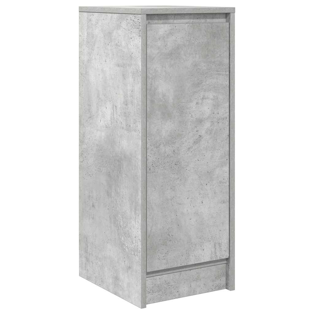 Sideboard Concrete Grey 29.5x34x76 cm Engineered Wood