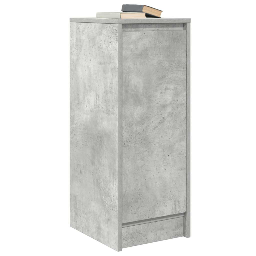 Sideboard Concrete Grey 29.5x34x76 cm Engineered Wood