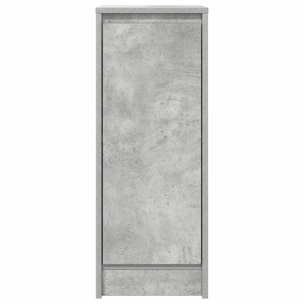 Sideboard Concrete Grey 29.5x34x76 cm Engineered Wood