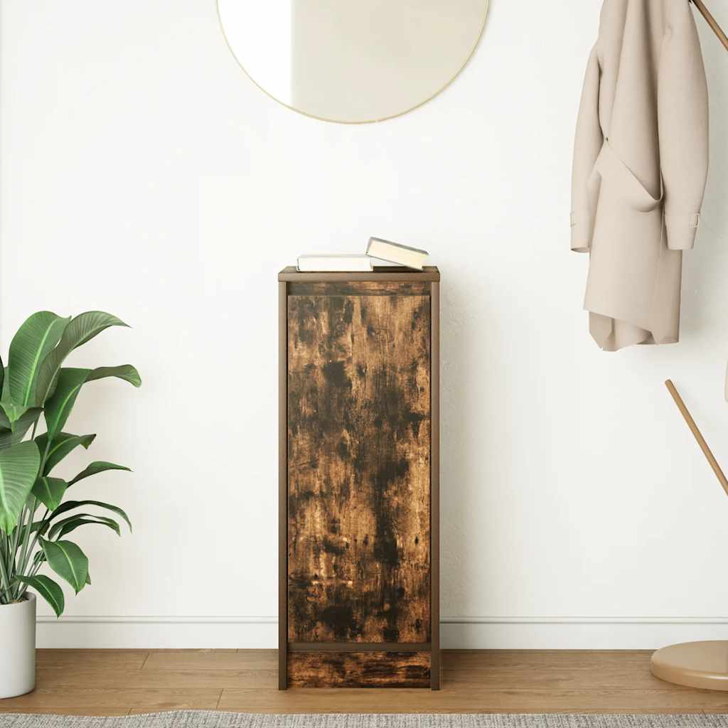 Sideboard Smoked Oak 29.5x34x76 cm Engineered Wood