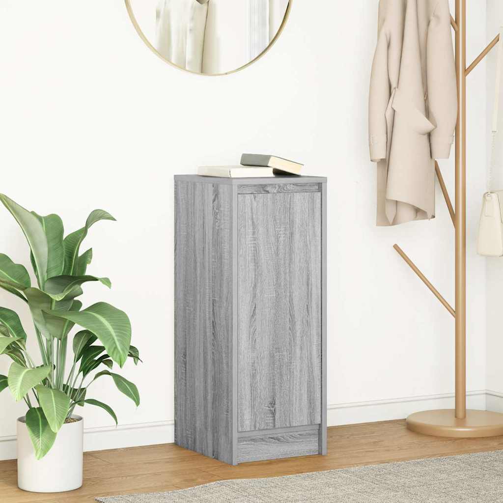 Sideboard Grey Sonoma 29.5x34x76 cm Engineered Wood