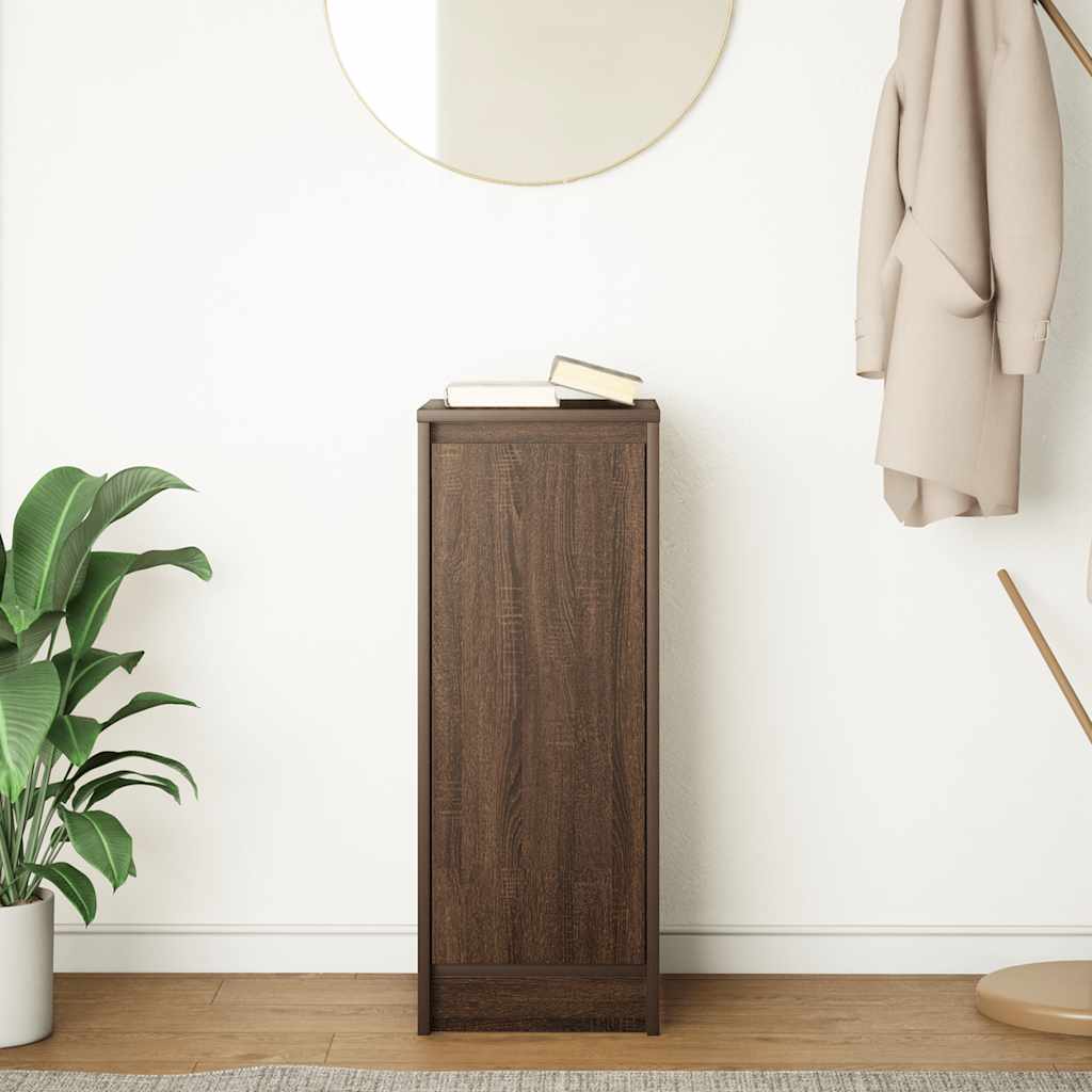 Sideboard Brown Oak 29.5x34x76 cm Engineered Wood